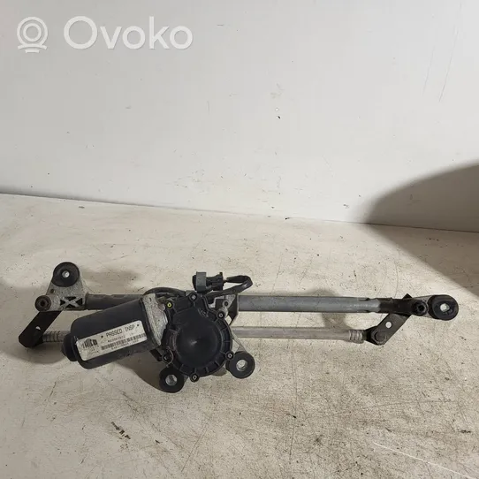 Opel Vectra C Mechanizm i silniczek wycieraczek szyby przedniej / czołowej 09185806