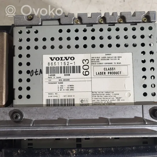 Volvo V70 Panel / Radioodtwarzacz CD/DVD/GPS 9491792