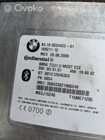 BMW 5 E60 E61 Moduł / Sterownik Bluetooth 9224422