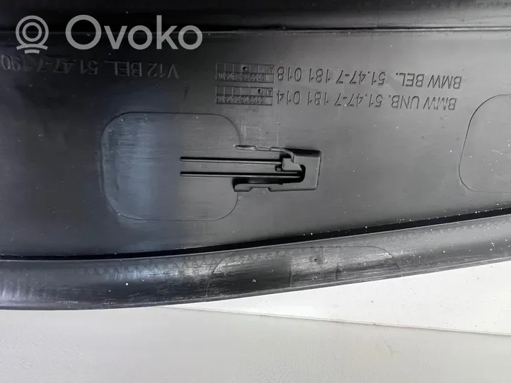 BMW 7 F01 F02 F03 F04 Комплект обшивки порога (внутренний) 51478046023