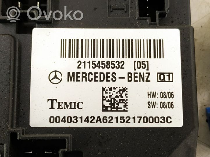 Mercedes-Benz E W211 Muut ohjainlaitteet/moduulit 
