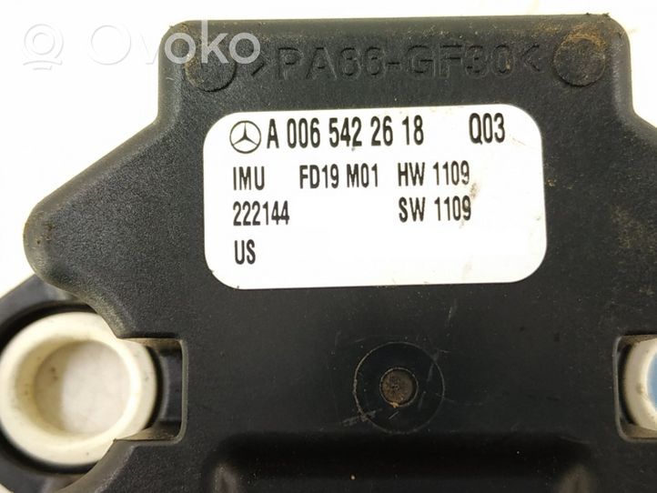 Mercedes-Benz GLE (W166 - C292) ESP acceleration yaw rate sensor 