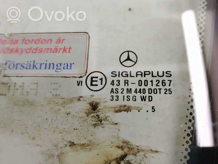 Mercedes-Benz S W140 Etuoven ikkunalasi, neliovinen malli 140