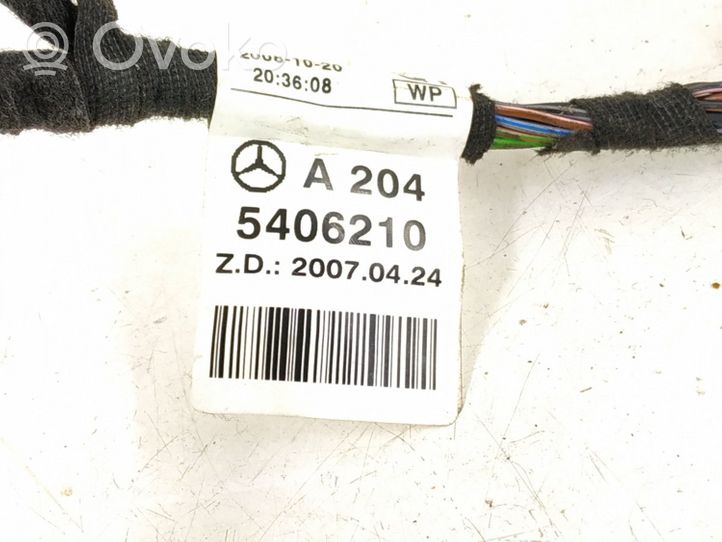 Mercedes-Benz GLK (X204) Wiązka przewodów drzwi przednich 2045406210