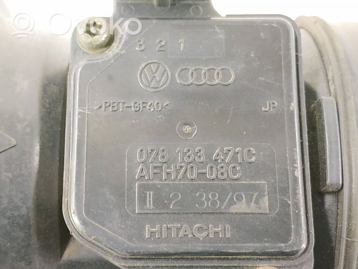 Audi A6 S6 C5 4B Misuratore di portata d'aria 078133471C