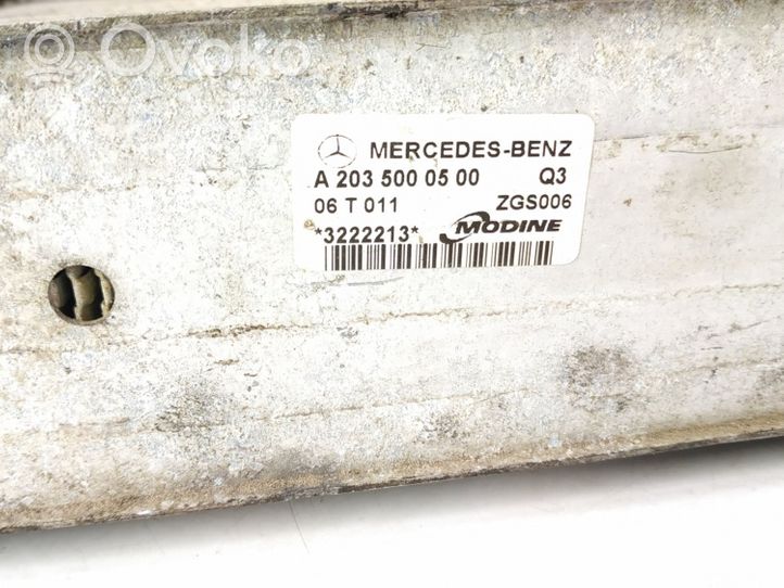 Mercedes-Benz C W203 Radiador intercooler 