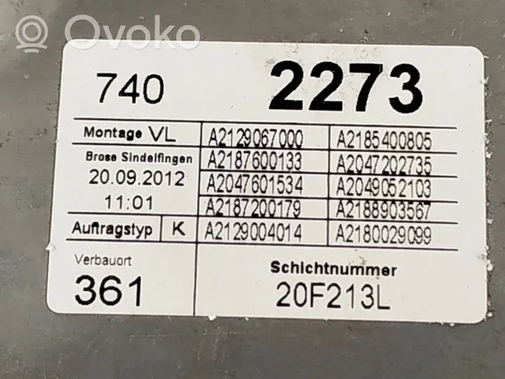 Mercedes-Benz CLS C218 X218 Fensterheber elektrisch ohne Motor Tür vorne 