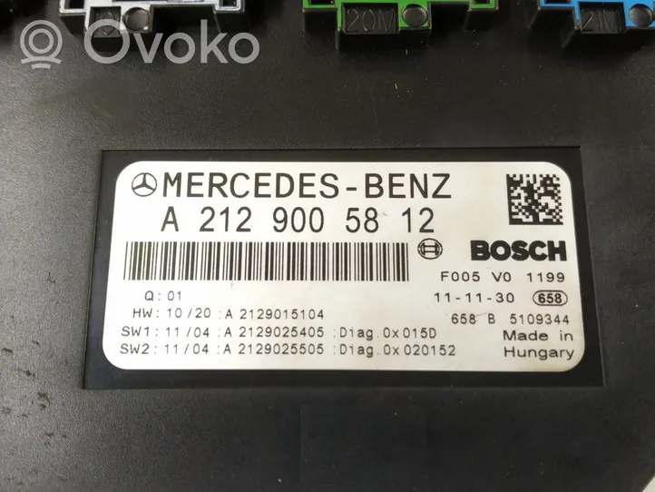 Mercedes-Benz C W204 Saugiklių dėžė (komplektas) 