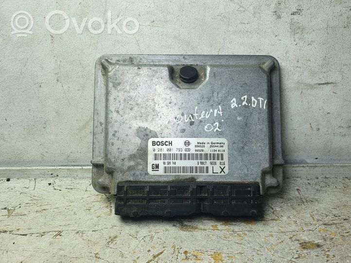 Opel Frontera B Calculateur moteur ECU 0281001793