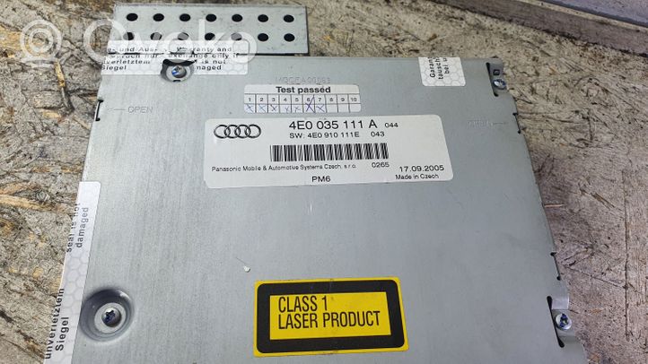 Audi A6 Allroad C6 Zmieniarka płyt CD/DVD 4E0910111