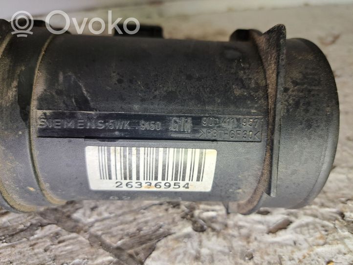 Opel Vectra A Przepływomierz masowy powietrza MAF 90411957