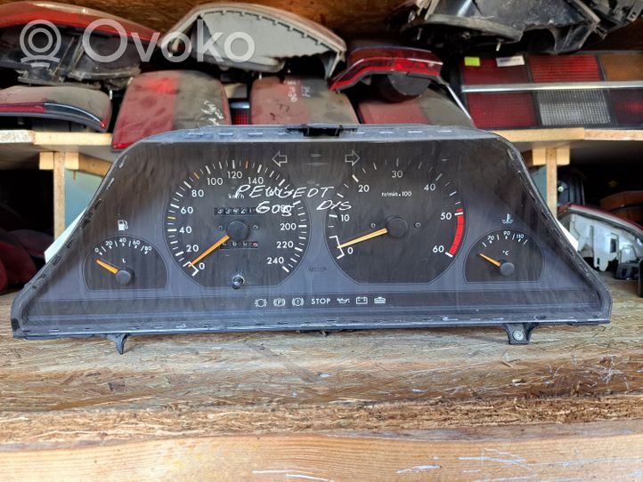 Peugeot 605 Compteur de vitesse tableau de bord 9608907080