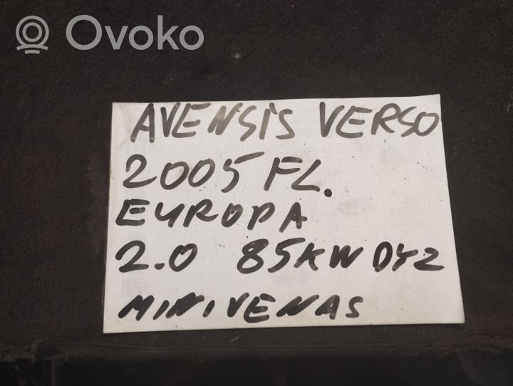 Toyota Avensis Verso Lastausoven lukko 