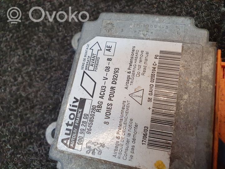 Peugeot 406 Module de contrôle airbag 600902800