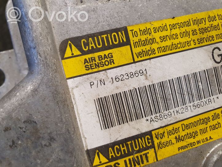 Opel Sintra Sterownik / Moduł Airbag 16238691