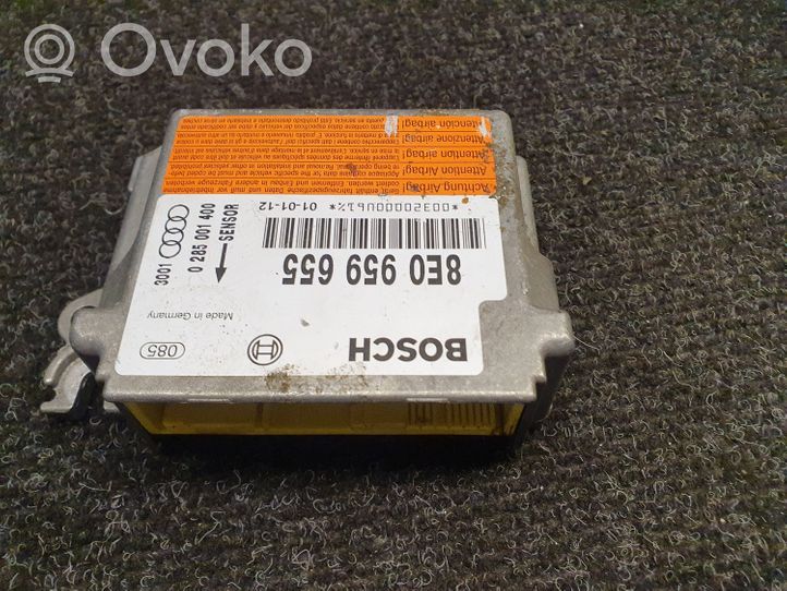 Audi A4 S4 B6 8E 8H Module de contrôle airbag 8E0959655