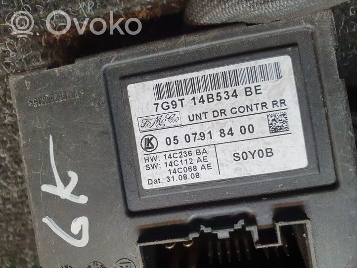 Ford Mondeo MK IV Centrinio užrakto valdymo blokas 7G9T14B534BE