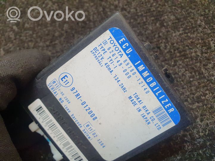 Toyota Corolla E120 E130 Immobilizer control unit/module 8978012140