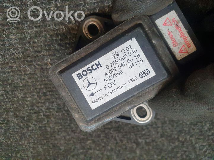 Mercedes-Benz Vaneo W414 ESP (elektroniskās stabilitātes programmas) sensors (paātrinājuma sensors) 0265005246