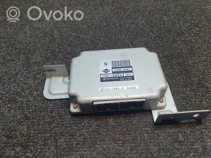 Nissan Primera Gearbox control unit/module 31036AV401