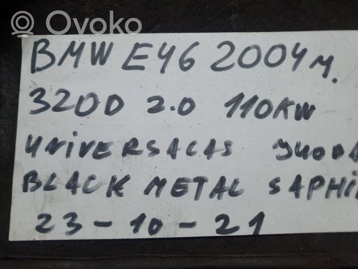 BMW 3 E46 Poignée, déverrouillage du capot moteur 8223163