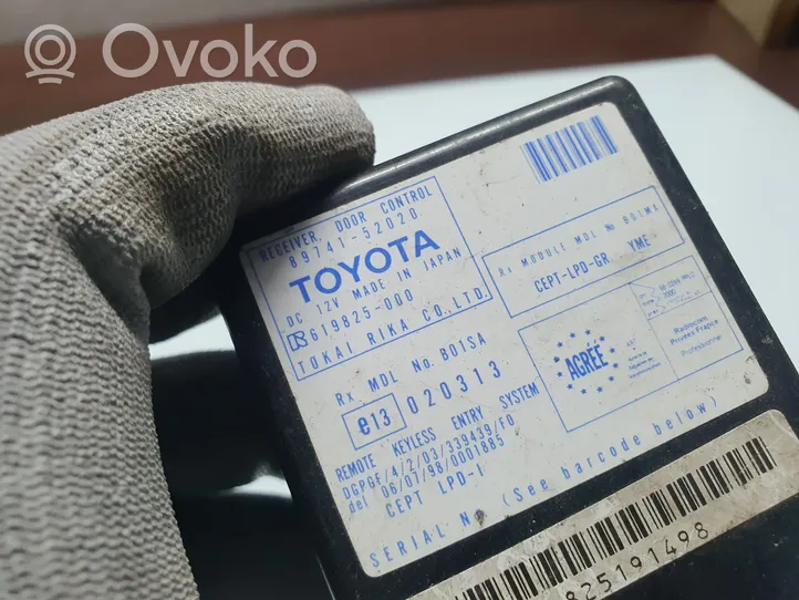 Toyota Yaris Verso Unité de commande module de porte 8974152020