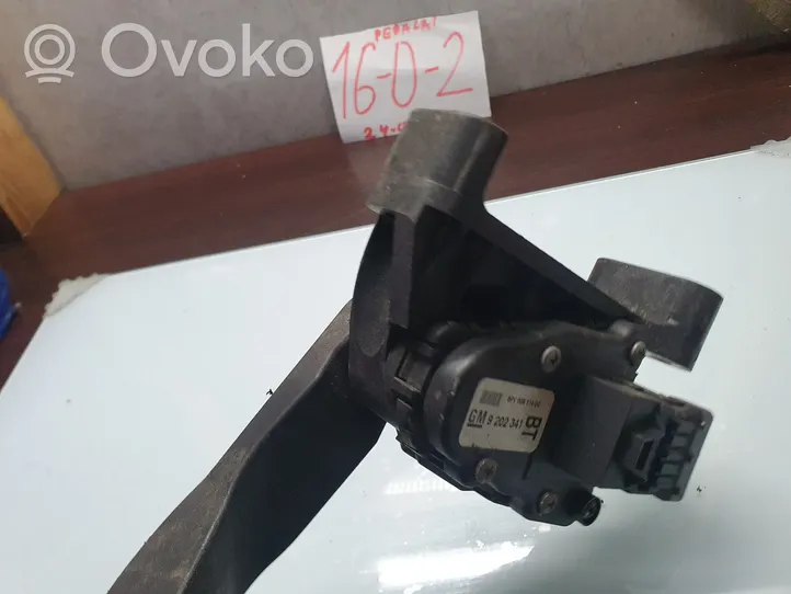 Opel Zafira A Accelerator throttle pedal 9202341