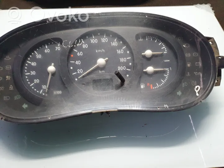 Renault Clio II Speedometer (instrument cluster) 7700410434G