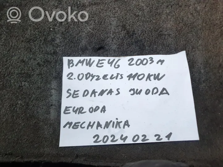 BMW 3 E46 Palanca de control del limpiaparabrisas 8363664M