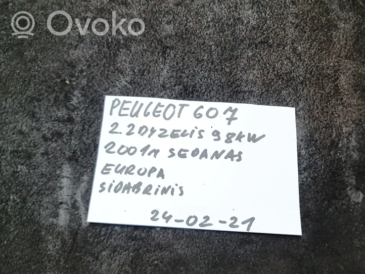 Peugeot 607 Rura / Wąż dolotowy powietrza 98027120E