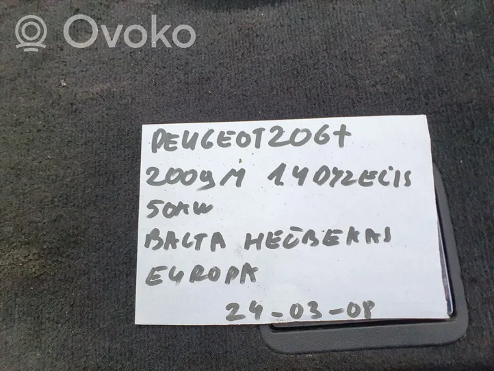 Peugeot 206+ Inne części wnętrza samochodu 9625049077