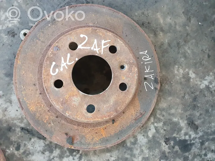 Opel Zafira A Rear brake disc 