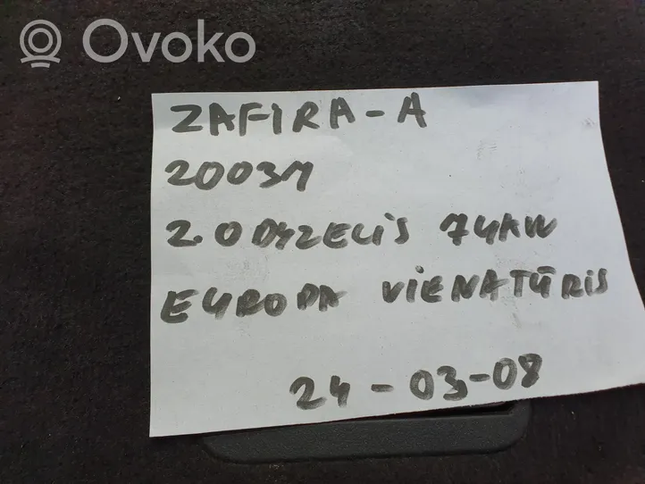 Opel Zafira A Airbag deployment crash/impact sensor 09133263