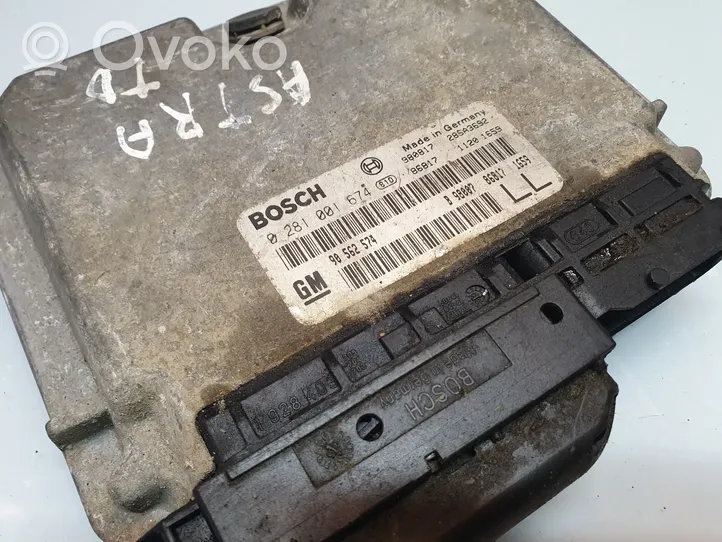 Opel Astra G Calculateur moteur ECU 90562574