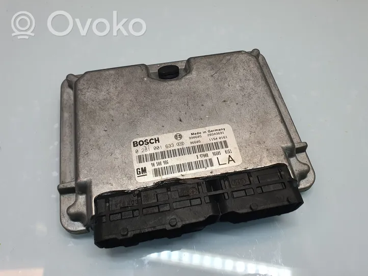 Opel Vectra B Sterownik / Moduł ECU 0281001633