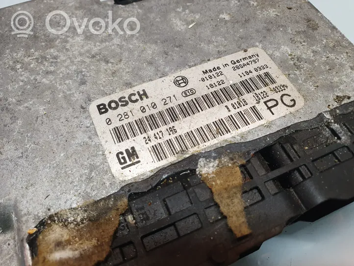 Opel Vectra B Sterownik / Moduł ECU 24417196