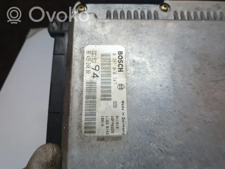 Peugeot 307 Calculateur moteur ECU 9643524880