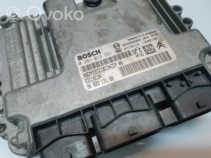 Peugeot 307 Calculateur moteur ECU 9662213180