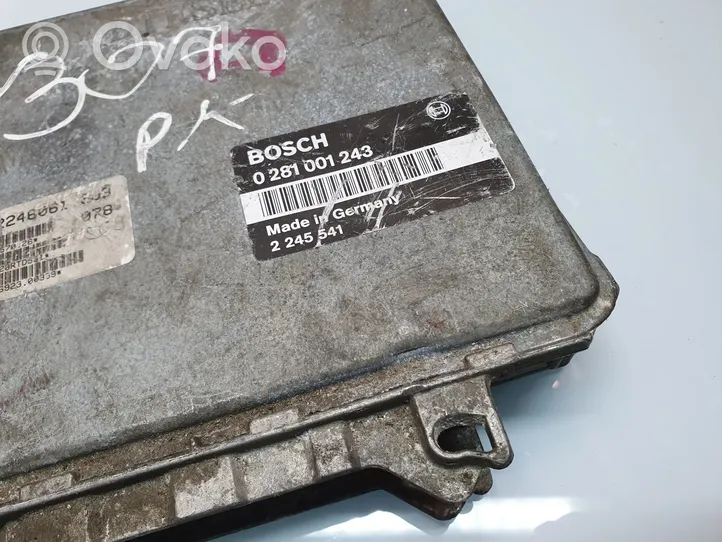 BMW 3 E36 Calculateur moteur ECU 0281001243