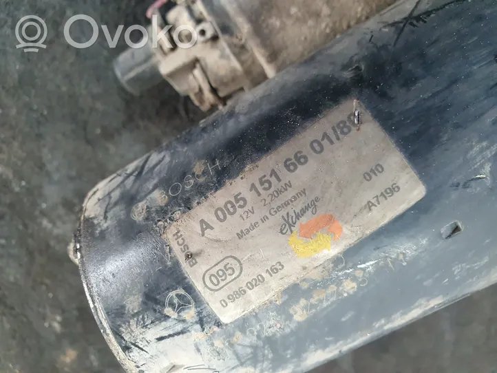 Mercedes-Benz E W211 Starter motor A0051516601