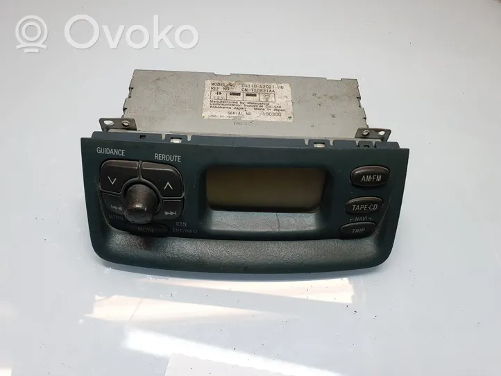 Toyota Yaris Unité principale radio / CD / DVD / GPS 8611052021H0