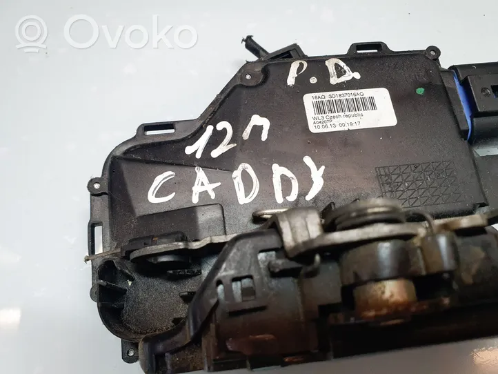 Volkswagen Caddy Zamek drzwi przednich 3D1837016AQ