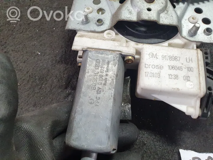 Opel Vectra C Mécanisme de lève-vitre avec moteur 9178987LH