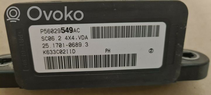 Dodge Charger Capteur de vitesse de lacet d'accélération ESP 56029549AC