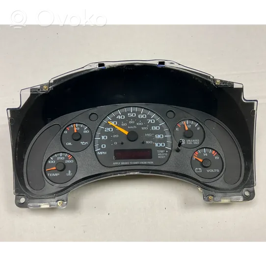 Chevrolet Astro Compteur de vitesse tableau de bord 09370095