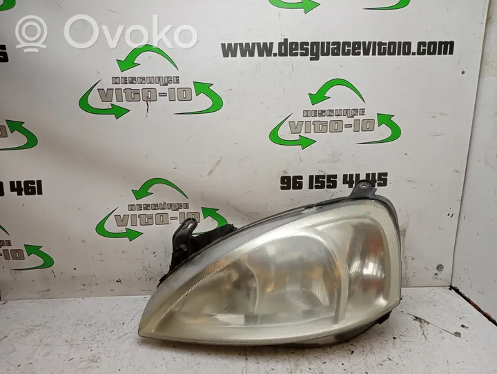 Opel Corsa C Lampa przednia 1216137