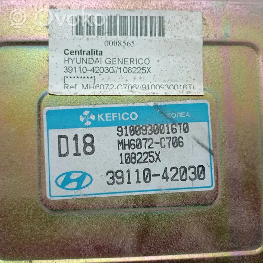 Hyundai H-1, Starex, Satellite Glow plug pre-heat relay MH6072C706