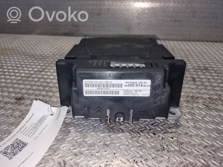 Toyota Proace Schermo del visore a sovrimpressione 982500148000