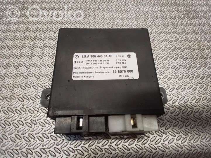 Mercedes-Benz Sprinter W906 Unité de commande, module PDC aide au stationnement A9064460446