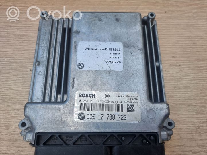 BMW 7 E65 E66 Calculateur moteur ECU 7798723